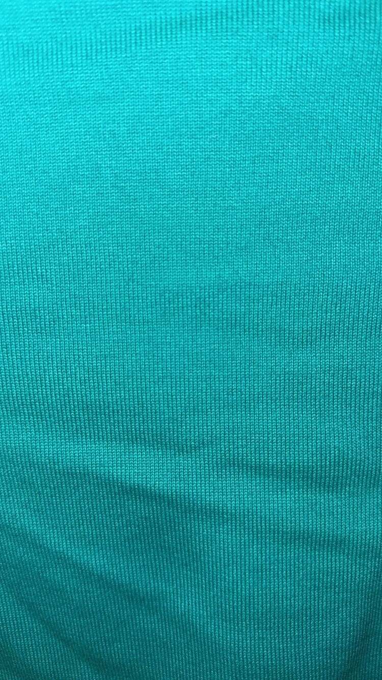 Lands' End Women's Supima Cotton Crewneck Cardigan Sweater Turquoise Small - Picture 4 of 4